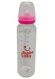 AIPHA BABY FEEDING GLASS 8OZ/240ML