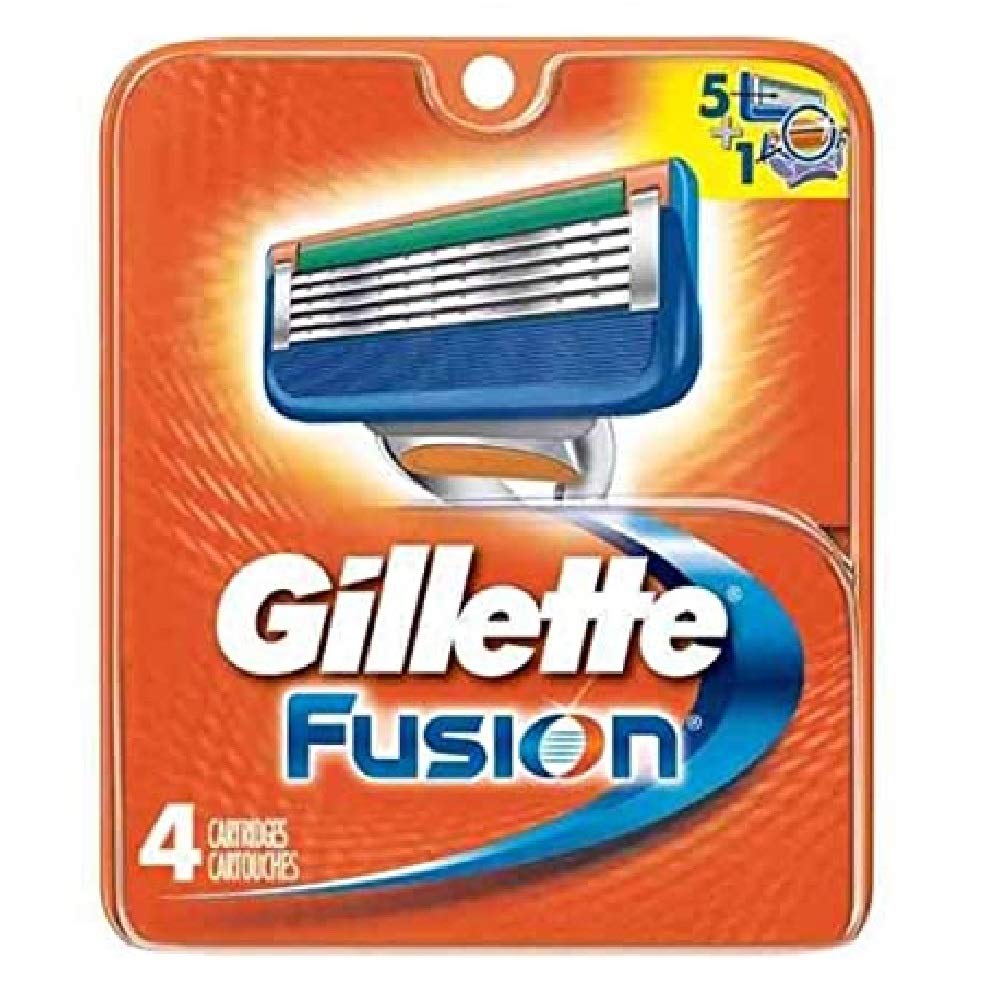 Gillette Fusion Razor Blades – Pack of 4 Cartridges