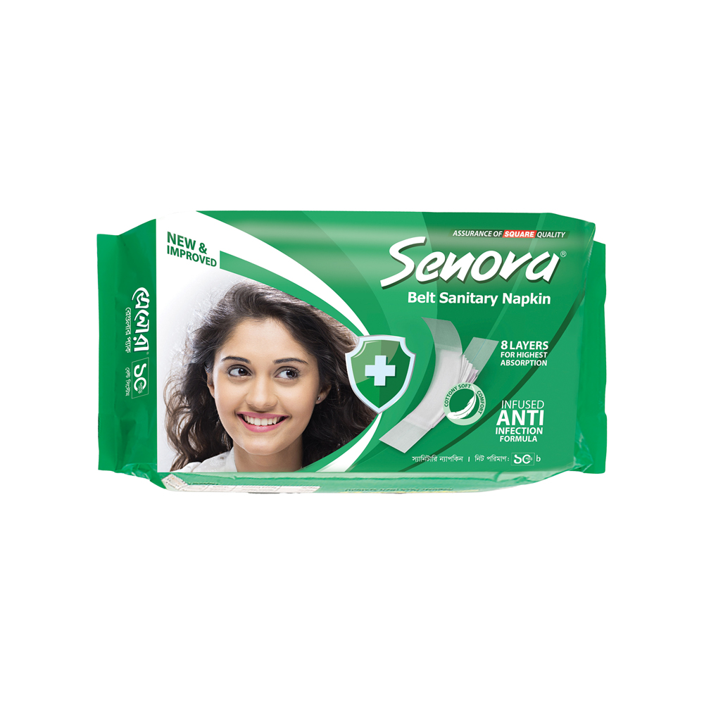 Senora Sanitary Napkin (Belt System) – 10 Pads