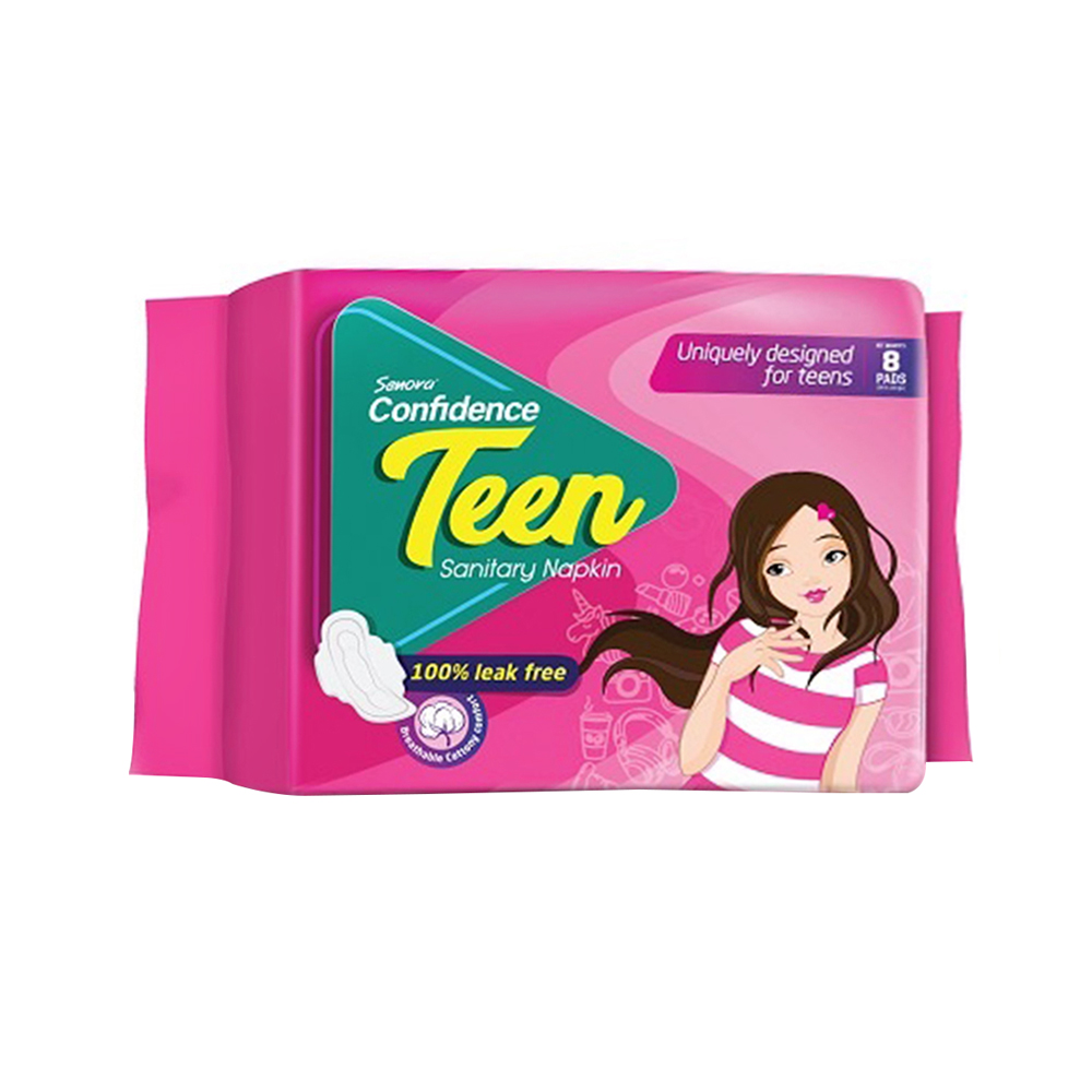 Senora Confidence Teen Sanitary Napkin – 8 Pads