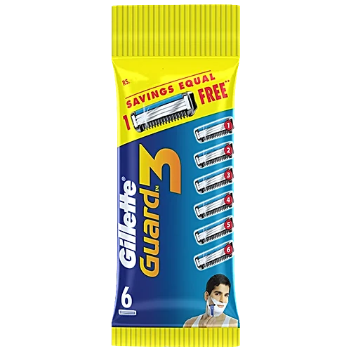 Gillette Guard 3 Razor Cartridges – Pack of 3