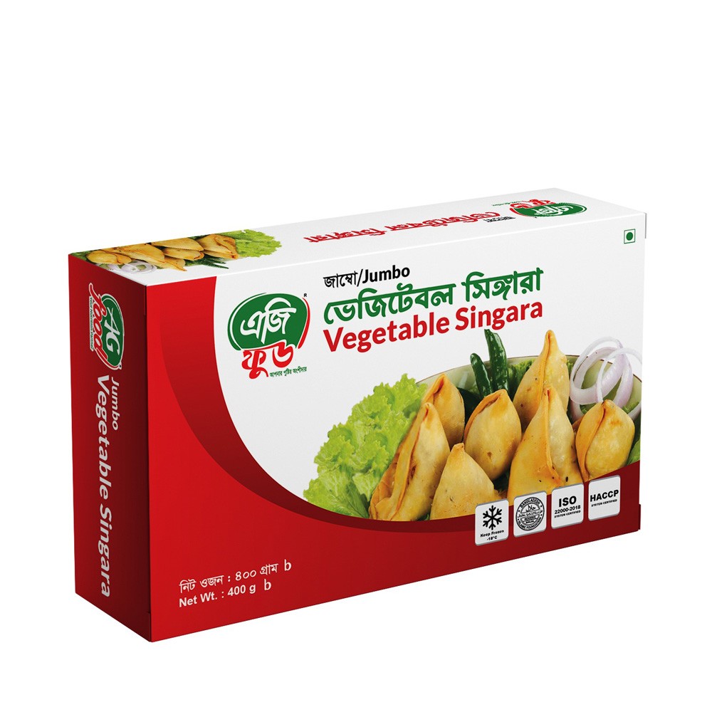 AG Food Jumbo Vegetable Singara – 400g