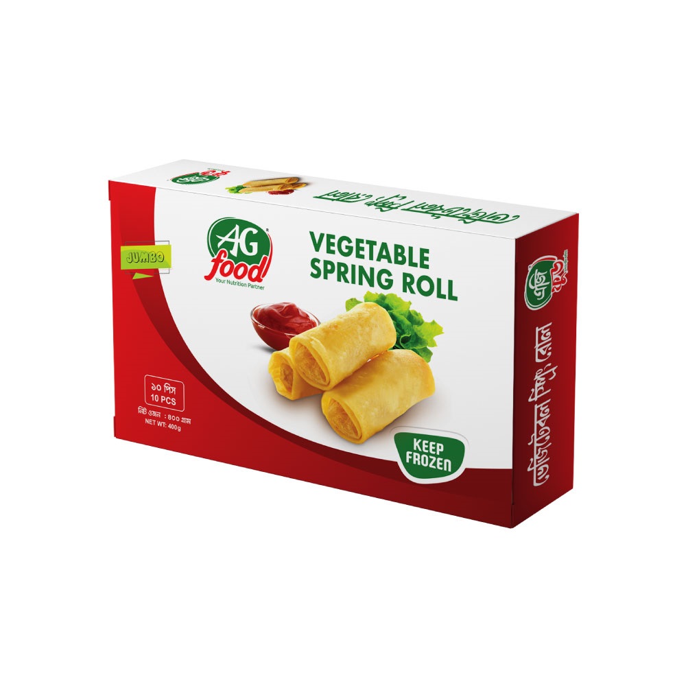 AG Food Vegetable Spring Roll – 400g