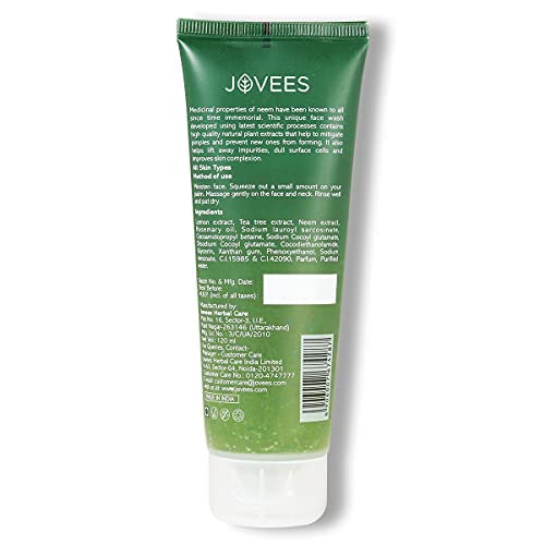 Jovees Tea Tree Oil Control Face Wash-120ml