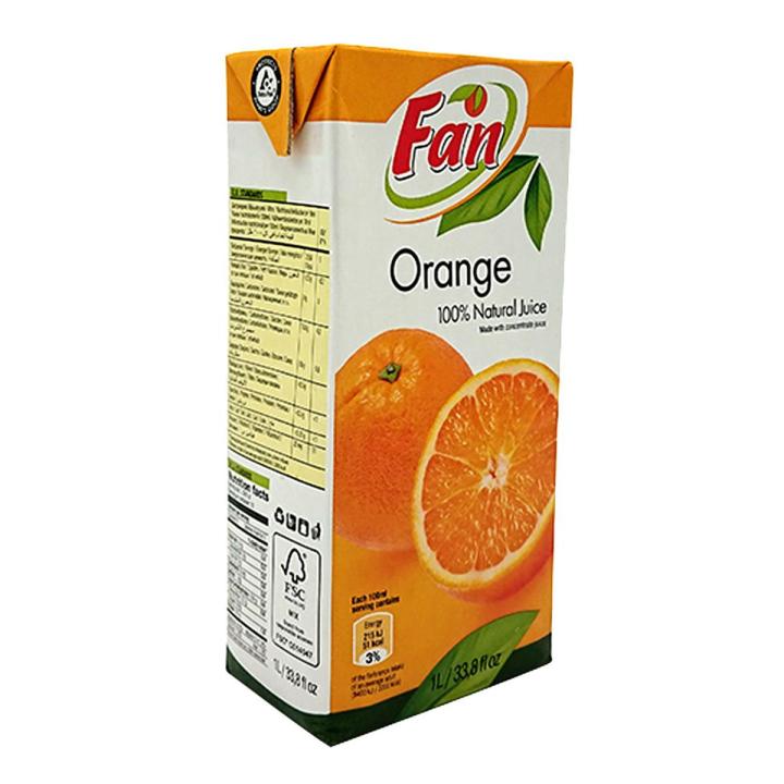 Fan Orange 100% Natural Juice – 1 Liter