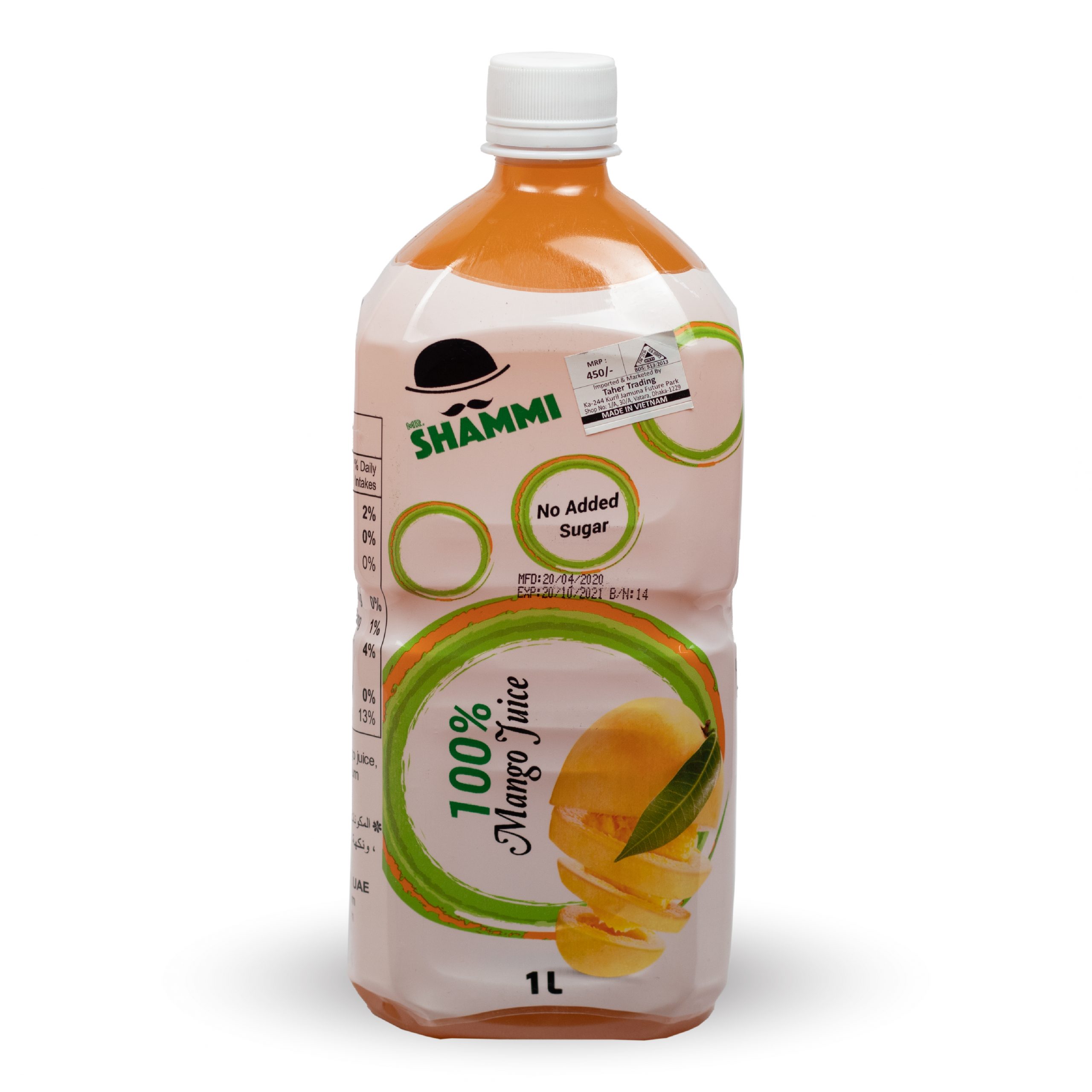 Mr. Shammi 100% Mango Juice 1L