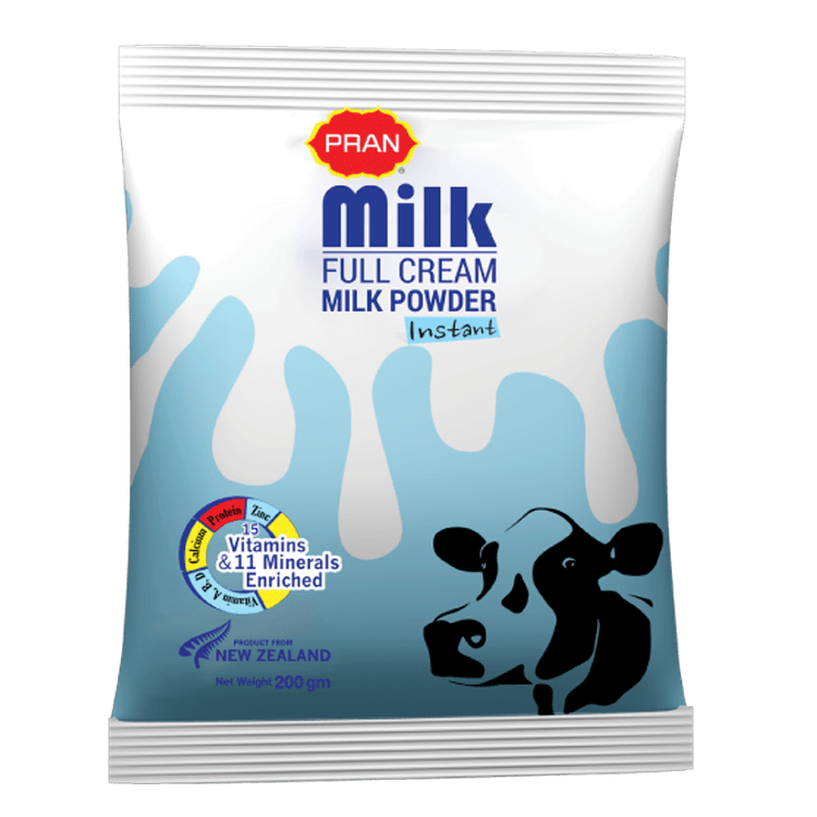 Pran Full Cream Milk Powder – 200gm