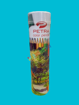 Petra Color Pencils – 24 Pcs (Tin Box)